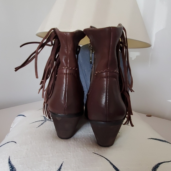 SAM EDELMAN WESTERN BOOTIE LEATHER SZ 7.5 - Picture 2 of 6